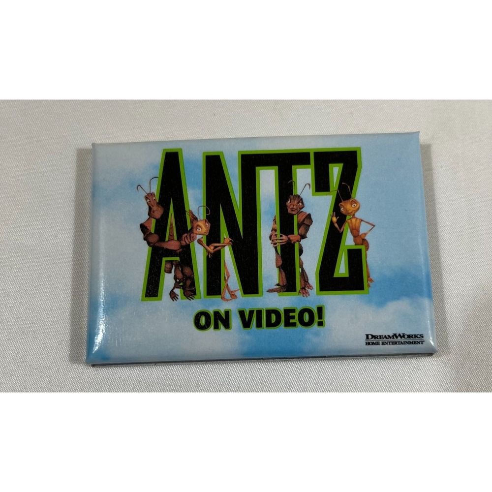 Vintage Antz Movie Promo Pin DreamWorks 1998 Home Video Release 90s Nostalgia